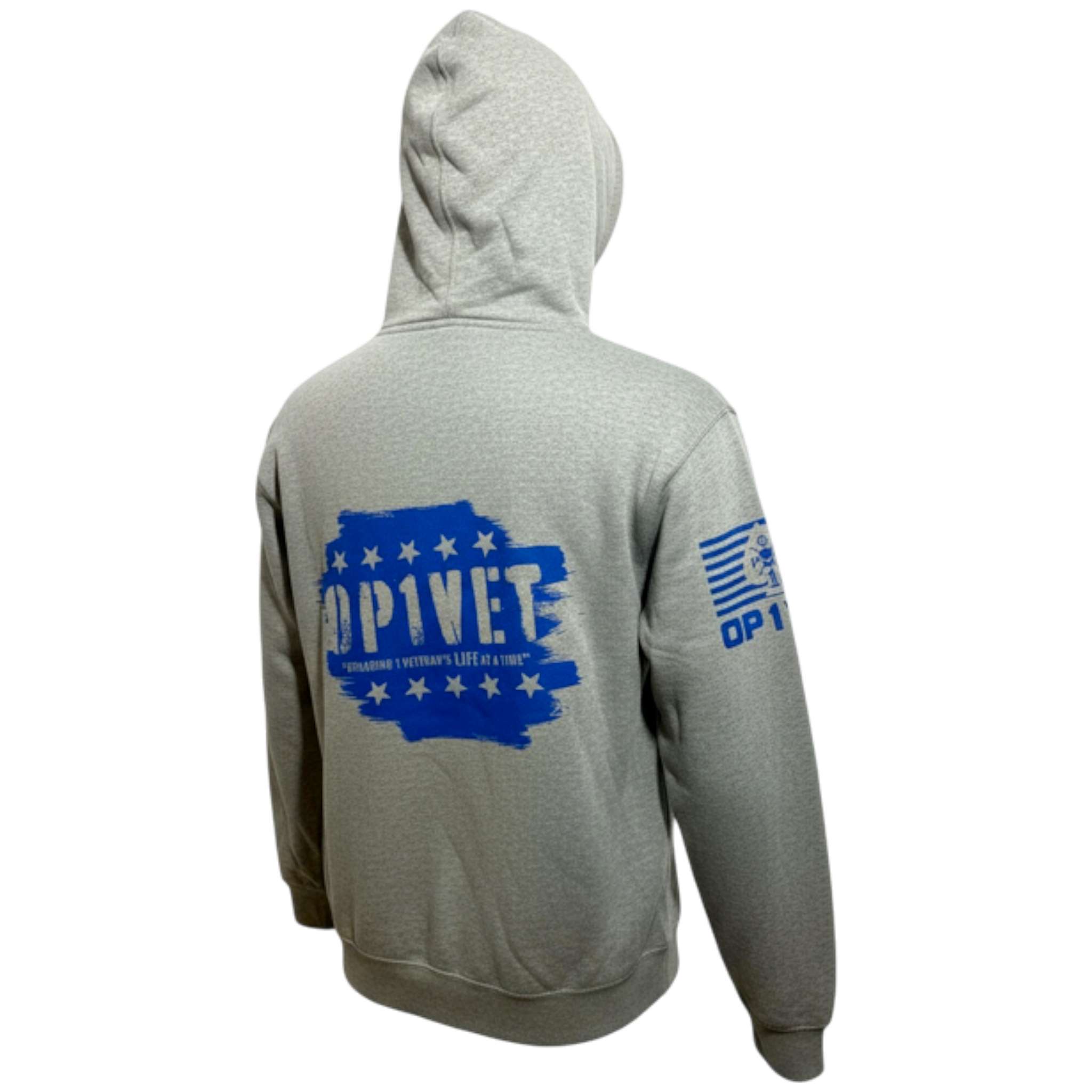 Gray OP1VET Hooded Sweatshirt