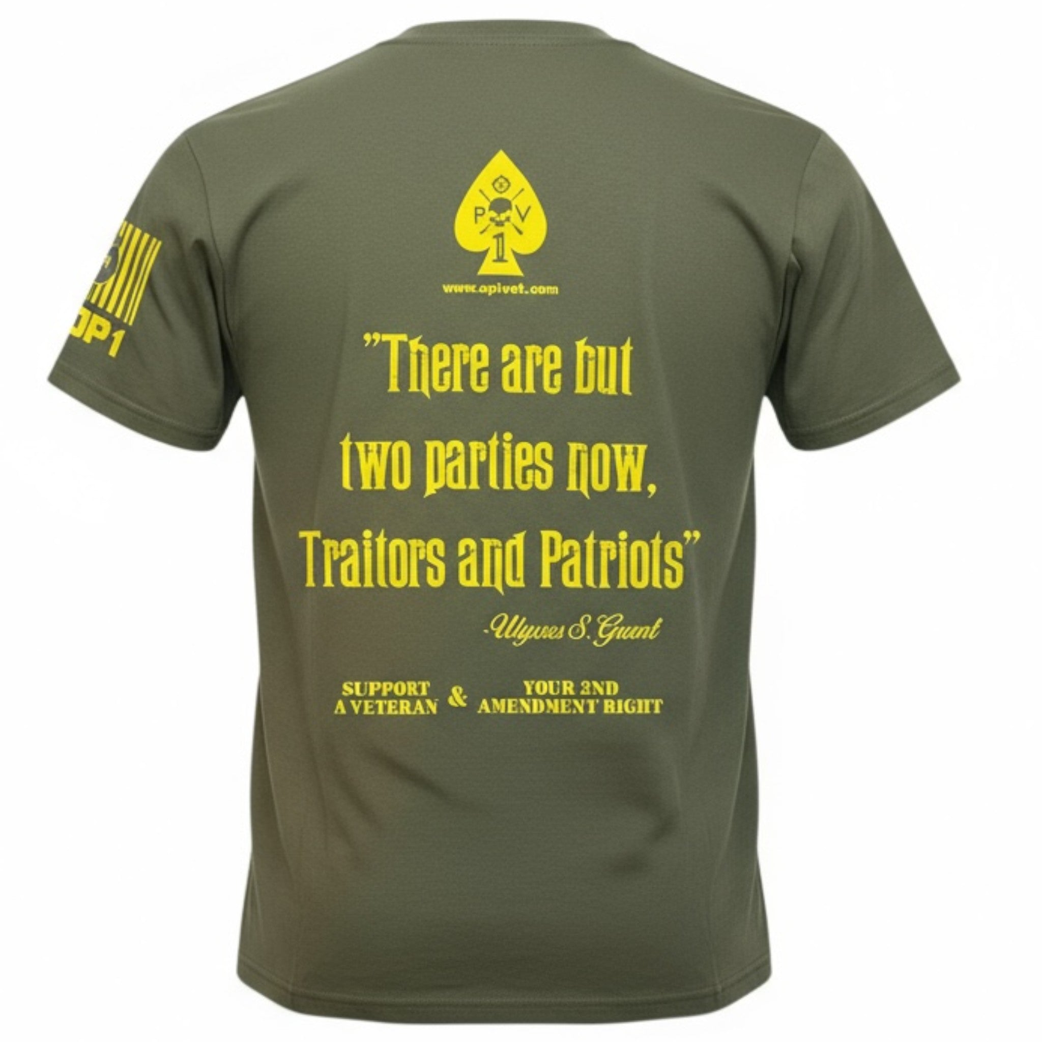 We The People Green with Yellow