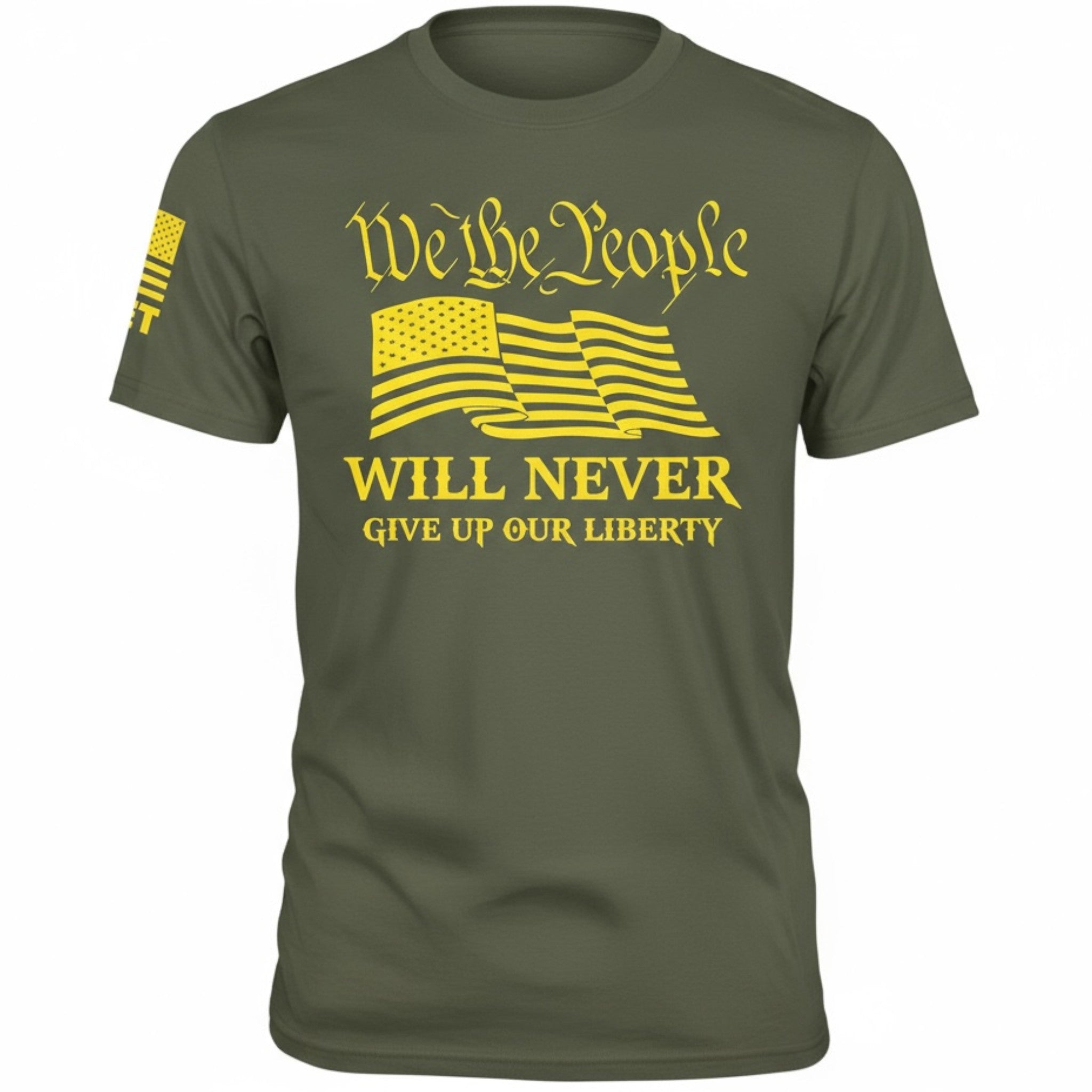 We The People Green with Yellow