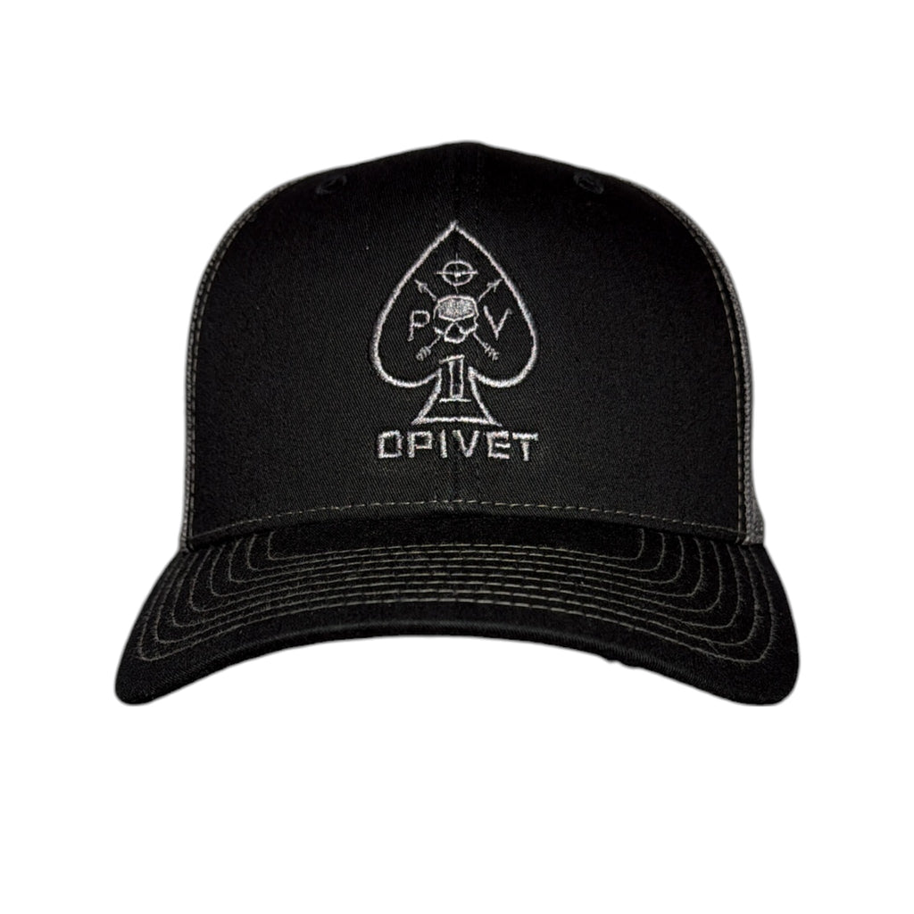 Gray Mesh Hat