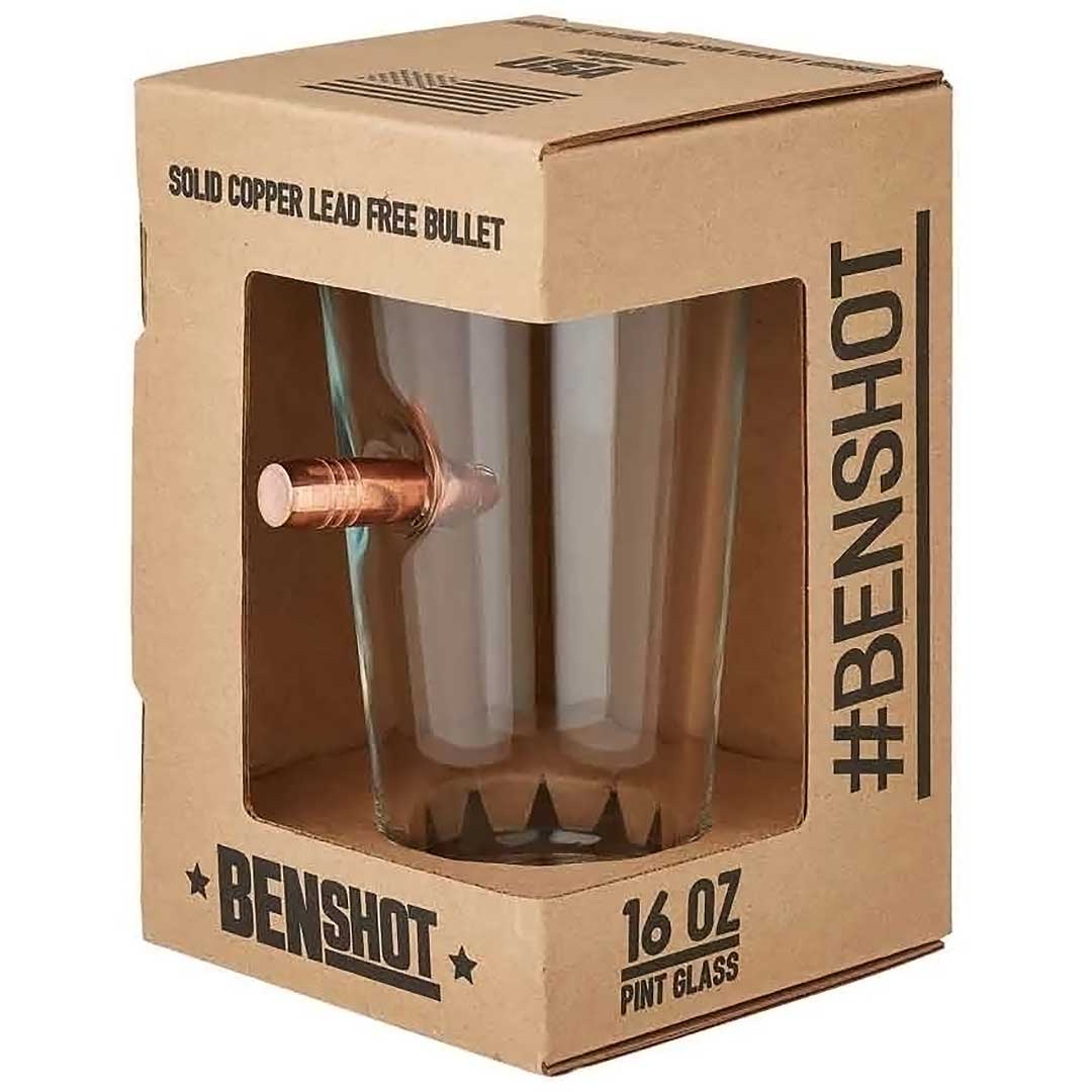 BenShot 16oz Pint Glass
