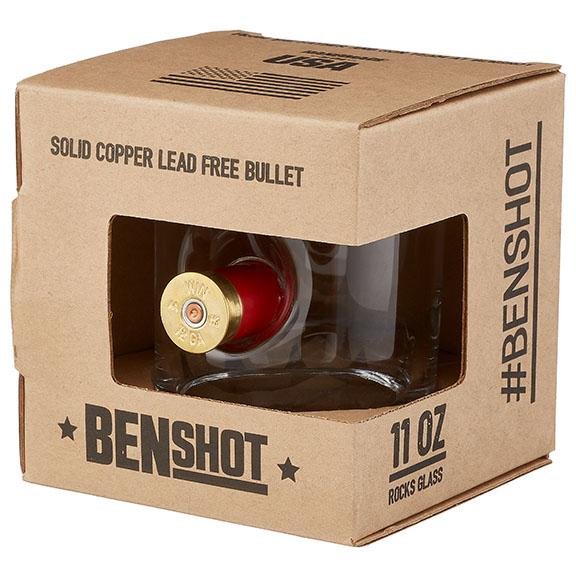 BenShot Shotgun Shell Rocks Glass