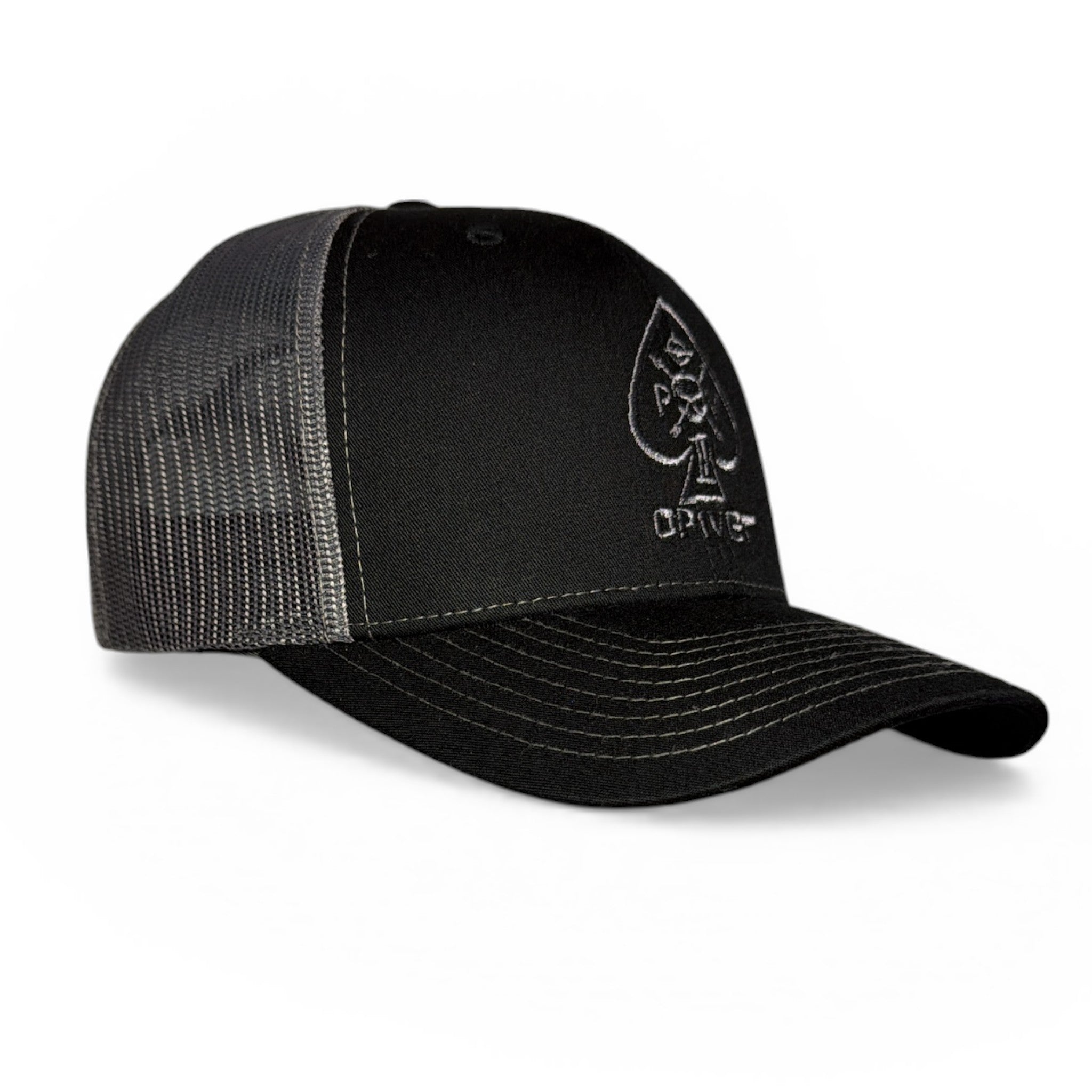 Gray Mesh Hat